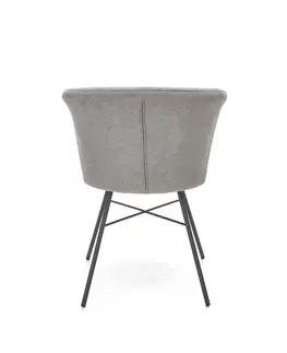 Jedálenské stoličky HALMAR K459 jedálenská stolička sivá / čierna