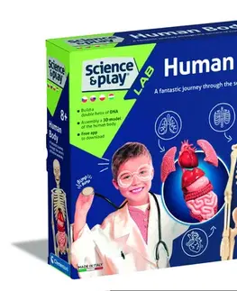 Objavujeme spolu svet Science & Play Ľudské telo Clementoni