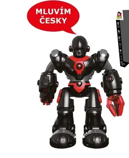 Hračky roboti MADE - Robot Hektor, rapujúci, robot hovorí česky, 35cm