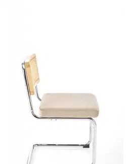 Jedálenské stoličky a kreslá Jedálenská stolička K504  Halmar Béžová