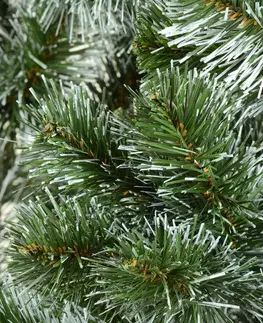 Vianočné stromčeky NABBI Christee 10 vianočný stromček 220 cm zelená / biela