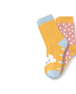 Socks Detské protišmykové ponožky, 2 páry, ružové