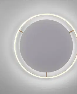 Stropné svietidlá JUST LIGHT. Stropné LED svetlo Ritus, Ø 58,5 cm, matná mosadz