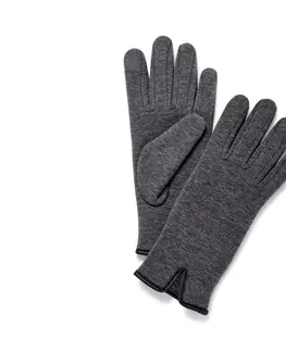 Gloves & Mittens Rukavice z teplákoviny, antracitové