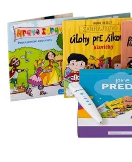Hovoriace knihy GENIUSO MarDur s.r.o. Geniuso: Balíček pre predškoláka (4 hovoriace knihy + pero)