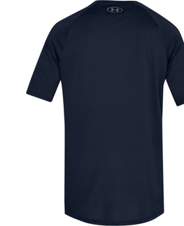 Pánske tričká Pánske tričko Under Armour Tech SS Tee 2.0 Steel Light Heather/Black - XL