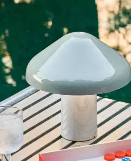 Vonkajšie osvetlenie terasy HAY HAY Pao Portable stolová LED lampa s batériou sivá