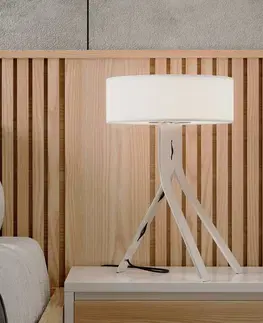 Stolové lampy BYOK BYOK Fino stolová LED, snímač gesta, slonovinová