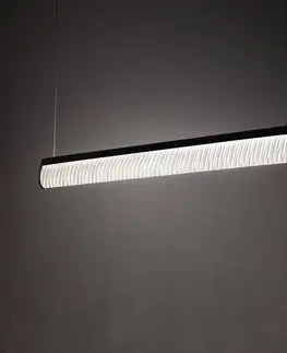 Závesné svietidlá Slamp Závesné svietidlo Slamp LED Modula, skladané, čierne