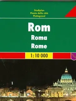 Turistika, skaly Rím 1:10 000 Plán mesta