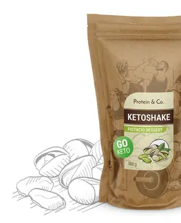 Ketodiéta Protein & Co. Ketoshake – proteínový diétny koktail Váha: 500 g, Zvoľ príchuť: Strawberry milkshake