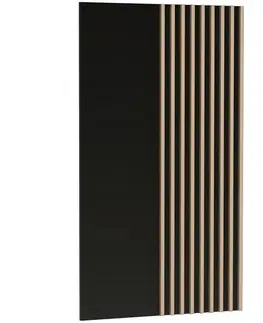 Podkrovný nábytok Ozdobný panel Cali C-10 čierna/artisan