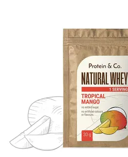 Športová výživa Protein&Co. NATURAL WHEY 30 g Zvoľ príchuť: Banana milkshake
