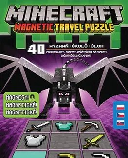 Hračky cestovné spoločenské hry RAVENSBURGER - Thinkfun Minecraft Magnetická Cestovná Hra