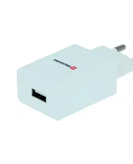 Nabíjačky pre mobilné telefóny Sieťový Adaptér Swissten Smart IC 1x USB 1A + Dátový kábel USB / Lightning 1,2 m, biely 22067000