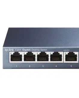 Switche TP-Link TL-SG105 5x Gigabit Desktop Switch, steel grey TL-SG105