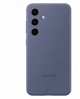 Puzdrá na mobilné telefóny Puzdro Silicone Cover pre Samsung Galaxy S24, violet EF-PS921TVEGWW