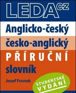 Slovníky Anglicko-český česko-anglický příruční slovník - Josef Fronek