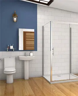 Sprchovacie kúty H K - Viacstenné sprchovací kút SYMPHONY U3 140x90x90 cm s posuvnými dverami SE-SYMPHONYU31409090
