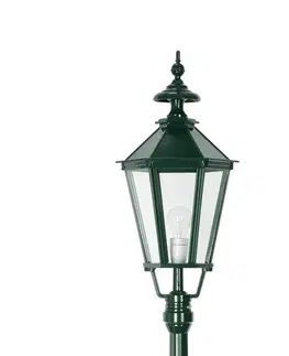 Verejné osvetlenie K.S. Verlichting Dublinské stĺpikové svetlo z tlakovo liateho hliníka, zelené