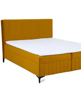 Jednolôžkové postele Kontinentalne postel Sergio 120x200 Bluvel 68 s topperom