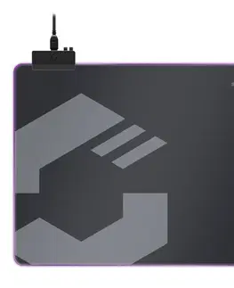 Podložky pod myš Speedlink Levas LED Soft Gaming Mousepad - Size M, black SL-620107-BK