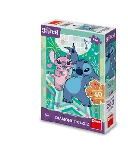 Od 100 dielikov Dino Puzzle Stitch 200 diamond Dino FSC
