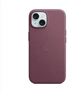 Puzdrá na mobilné telefóny Apple iPhone 15 Plus FineWoven Case with MagSafe - Mulberry MT4A3ZMA