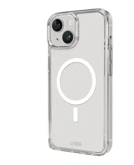 Puzdrá na mobilné telefóny SBS Puzdro Light Mag pre Apple iPhone 15 Plus/14 Plus, transparentné TELIGMAGIP1567T