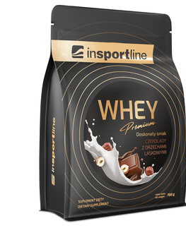 Proteíny Proteín inSPORTline WHEY Premium 700g čokoláda s lieskovými orieškami