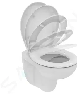 Záchody IDEAL STANDARD - Eurovit Závesné WC, Rimless, biela K881001