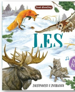 Leporelá, krabičky, puzzle knihy Svet divočiny - Les