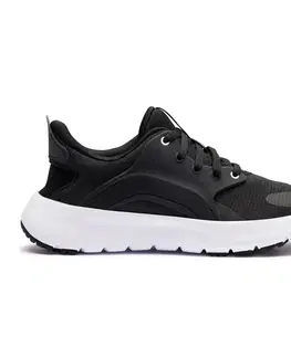 nordic walking Dámska obuv SW500.1 na športovú chôdzu štandardné chodidlo čierna