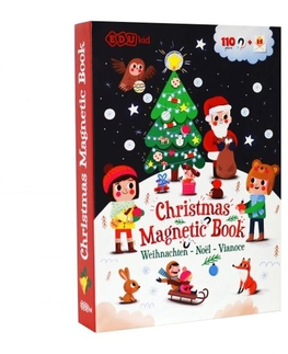 3D, magnetické, priestorové knihy Magnetická kniha Vianoce - Christmas Magnetic Book, 2.vydanie - Kolektív autorov