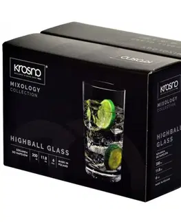 Dekorácie a bytové doplnky Sada pohárov na pitie Mixology 6x350 ml