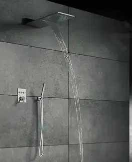 Sprchy a sprchové panely STEINBERG - 390 Hlavová sprcha, 600x250 mm, 2 prúdy, nehrdzavejúca oceľ 390 5662