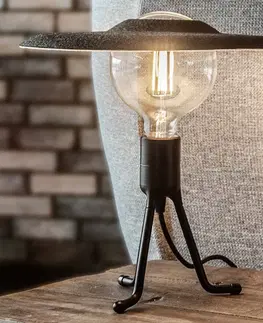 Lampy na nočný stolík UMAGE UMAGE Shade stolná lampa čierna/plsť
