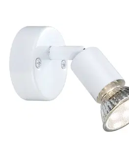 Bodové svetlá Globo Nástenné LED svietidlo Olana, 1-plameňové, biela