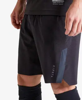 nohavice Futbalové šortky CLR pre dospelých čierne