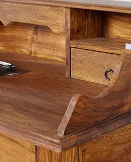 Písacie stoly LuxD Písací stôl Timber