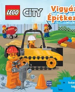 Leporelá, krabičky, puzzle knihy Lego City - Vigyázz, építkezés!