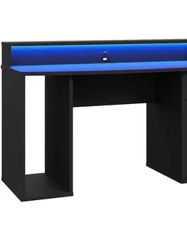 Moderné kancelárske stoly Písací stôl Ayo Z113 čierna mat