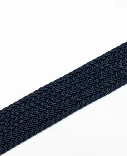 nohavice Pružný golfový opasok elastický pletený tmavomodrý
