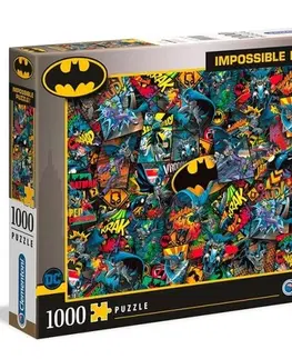 1000 dielikov Puzzle Impossible Batman 1000 Clementoni