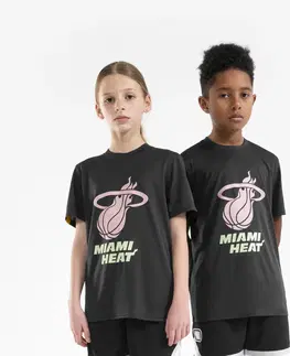 dresy Detské basketbalové tričko TS 900 NBA Miami Heat čierne