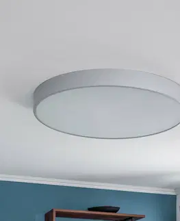 Stropné svietidlá s pohybovým senzorom TEMAR LIGHTING Stropné svietidlo Cleo 800, snímač, Ø 78 cm sivá