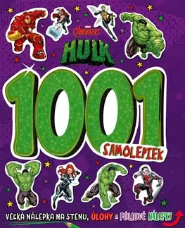 Nalepovačky, vystrihovačky, skladačky Marvel Avengers: Hulk - 1001 samolepiek - Kolektív autorov,Mária Koscelníková