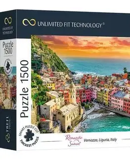 1500 dielikov Trefl Puzzle Romantický západ slnka: Vernazza, Ligurie, Taliansko 1500 Trefl Prime