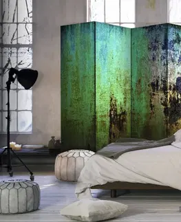 Paravány Paraván Emerald Mystery Dekorhome 135x172 cm (3-dielny)