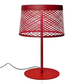 Vonkajšie osvetlenie terasy Foscarini Foscarini Twiggy Grid XL stolová LED lampa červená
